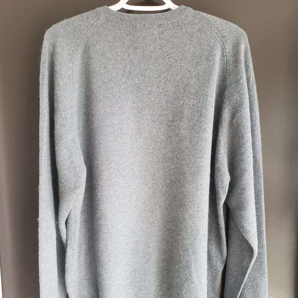 Jacobson's Large Blue Cashmere Sweater - Picture 3 of 5